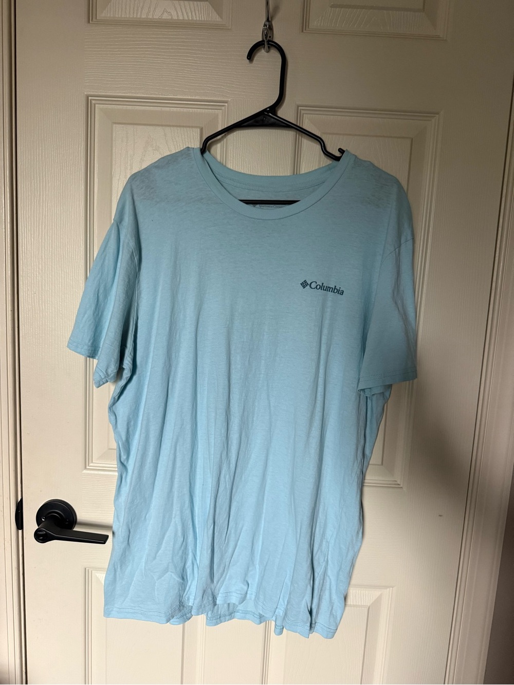 Columbia Light Blue Short Sleeve Crew Neck Tee
